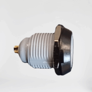 Connettore a pannello nero 2 poli