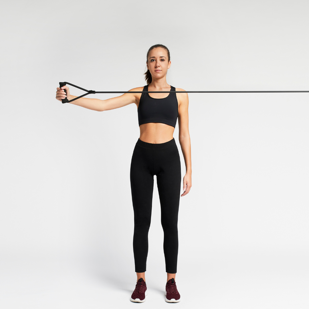 alt="Elastico con maniglie"