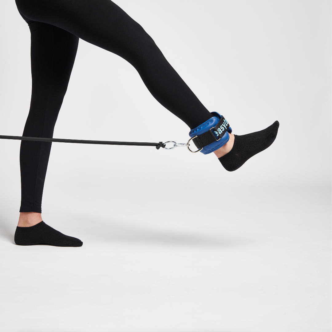 alt="Elastico con cavigliera"